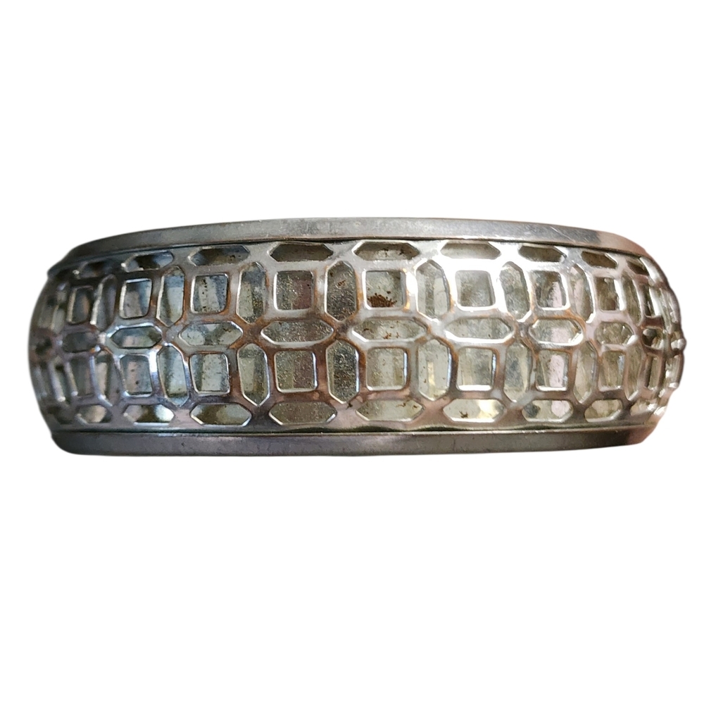💥4 For $20💥Silvertone Geometric Bangle Bracelet